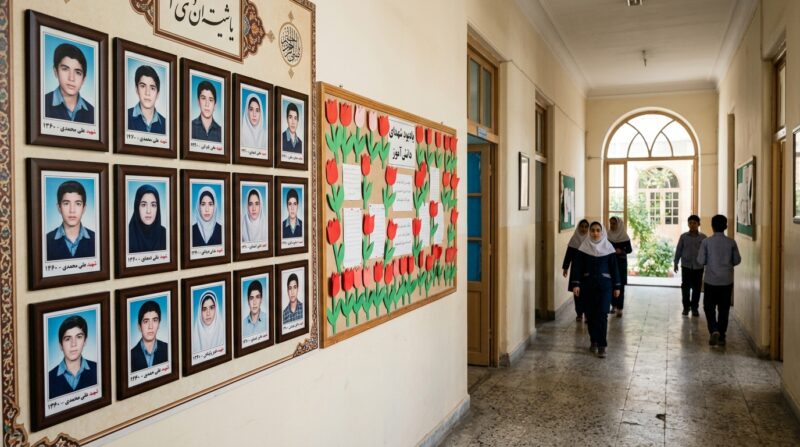 فضاسازی هفته دفاع مقدس در مدرسه: راهنمای عملی با مشارکت دانش‌آموزان