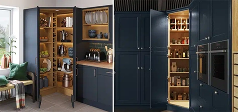 طراحی کابینت کنج
