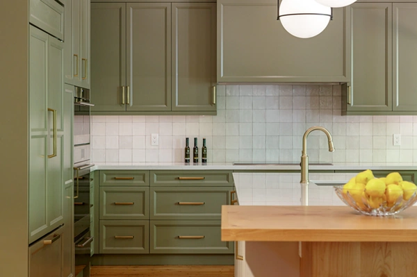 کابینت رنگ زیتونی