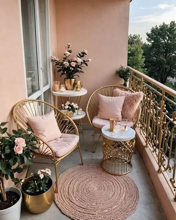 بهترین چیدمان بالکن