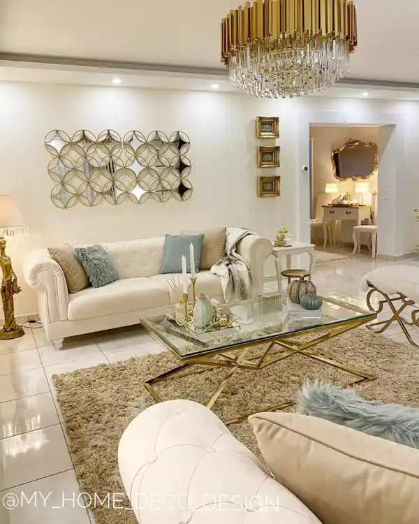 چیدمان پذیرایی تازه عروس