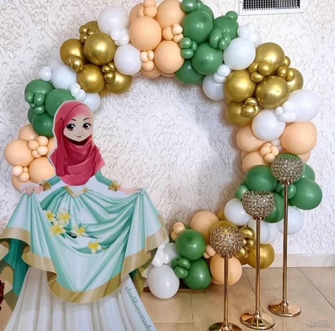 دکور جشن تکلیف دختران؛ ساده، لطیف و بهیادماندنی - تصویر ۲ - بهتر زندگی کن