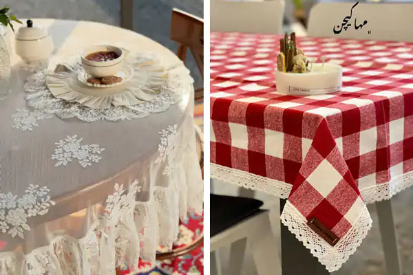 رومیزی های رنگارنگ و پینترستی میز های غذا خوری - تصویر شاخص