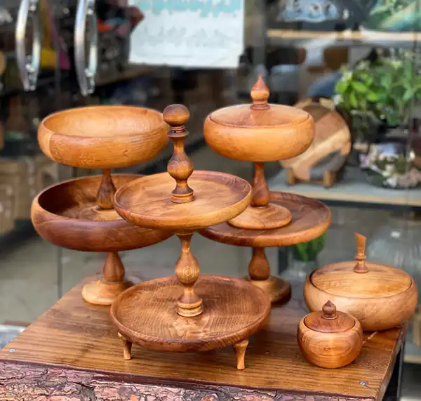 مدل ظرف چوبی ساده